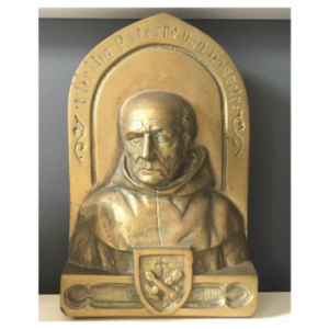 Pater Valentinus Paquay – zwaar zuiver koper icoon – 30 cm – 4,6 kg