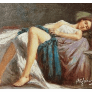 William Hodgkins (1952) – Femme allongée